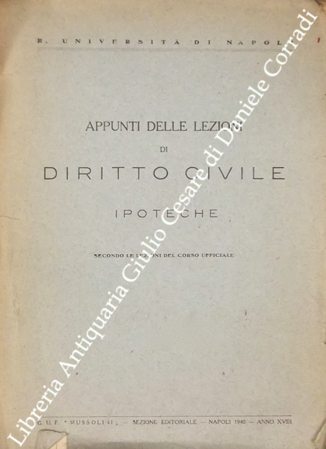 Appunti delle lezioni di diritto civile