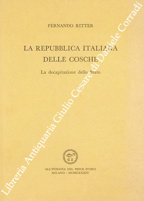 La repubblica italiana delle cosche