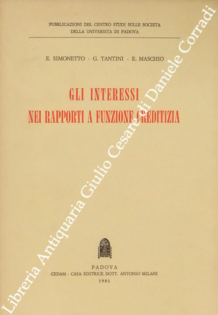 Gli interessi nei rapporti a funzione creditizia