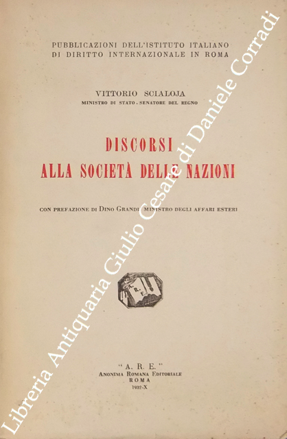 Discorsi alla Società delle Nazioni