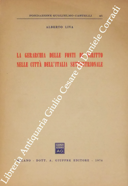La gerarchia delle fonti di diritto nelle città