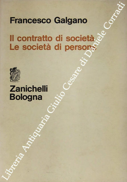 Il contratto di società. Le società di persone