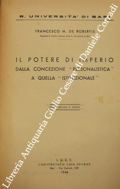 Il potere di imperio