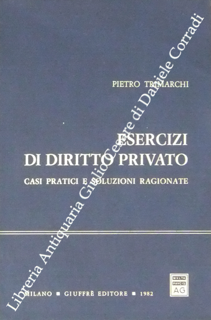 Esercizi di diritto privato