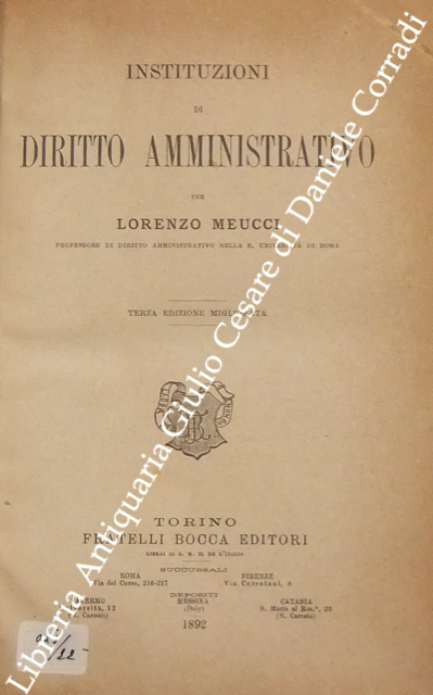 Instituzioni di diritto amministrativo