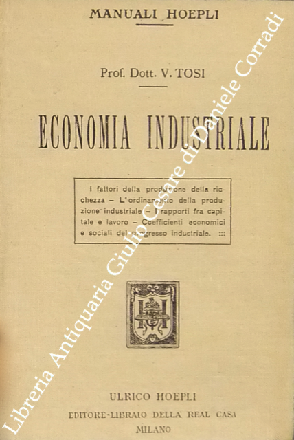 Elementi di economia industriale