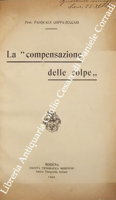 La compensazione delle colpe