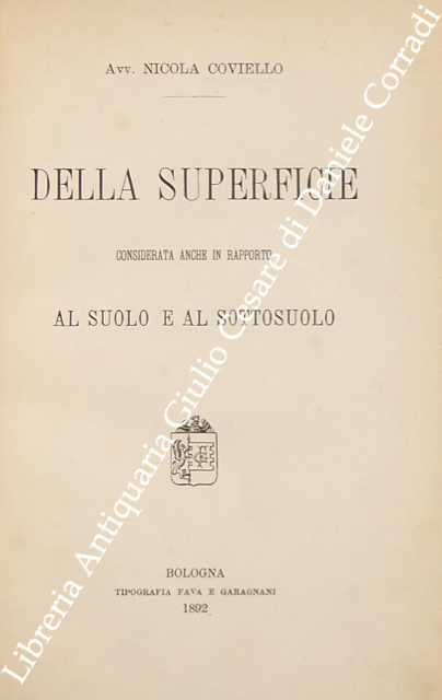 Della superficie