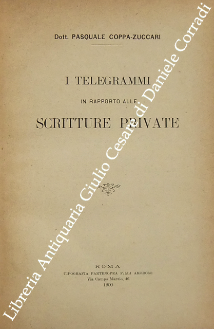 I telegrammi in rapporto alle scritture private
