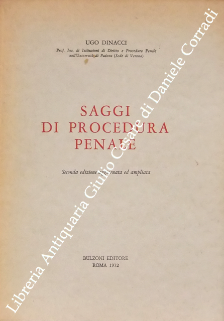 Saggi di procedura penale