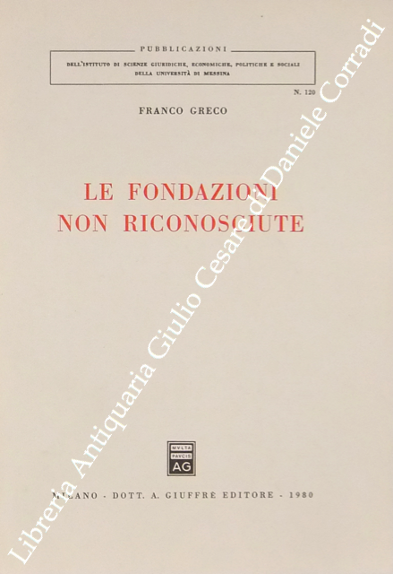 Le fondazioni non riconosciute