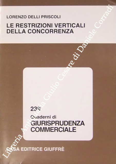 Le restrizioni verticali della concorrenza