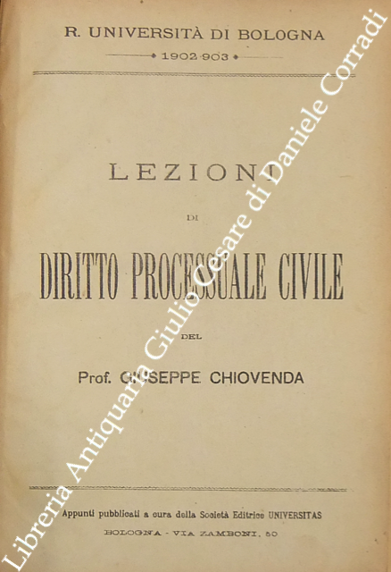 Lezioni di diritto processuale civile