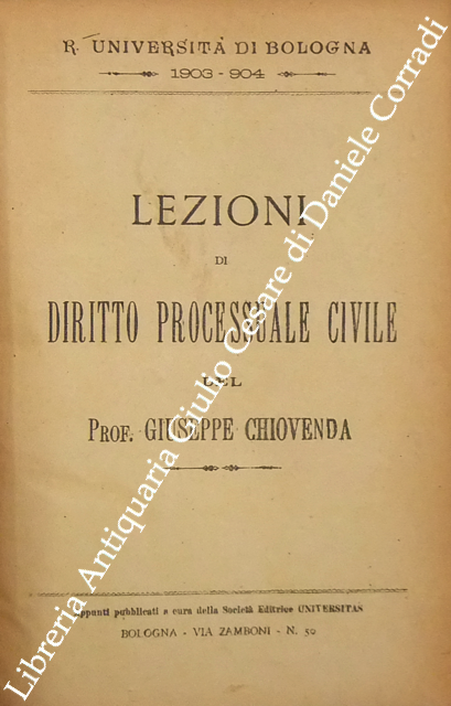 Lezioni di diritto processuale civile
