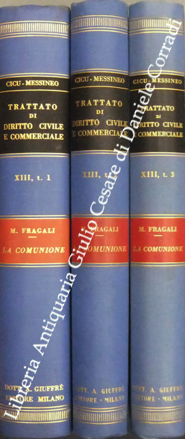 La comunione. La comunione in genere. La comunione edilizia. Le altre comunioni speciali