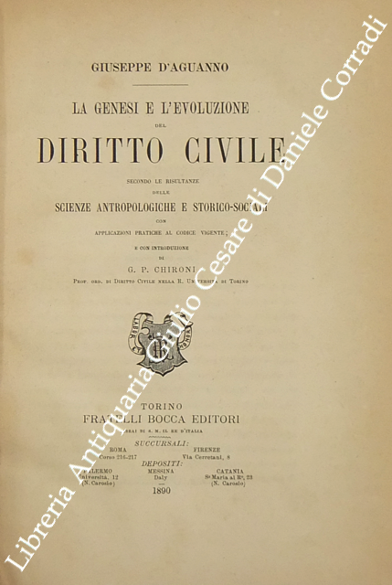 La genesi e l'evoluzione del diritto civile