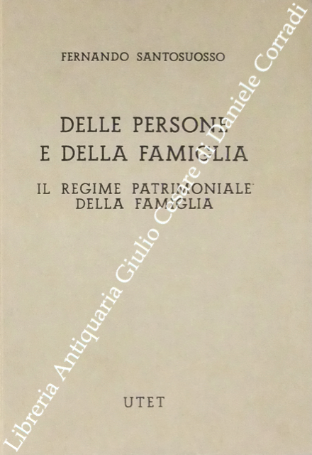 Delle persone e della famiglia.