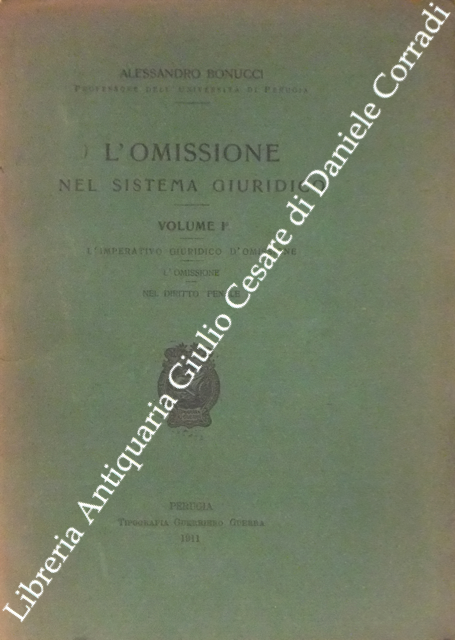 L'omissione nel sistema giuridico
