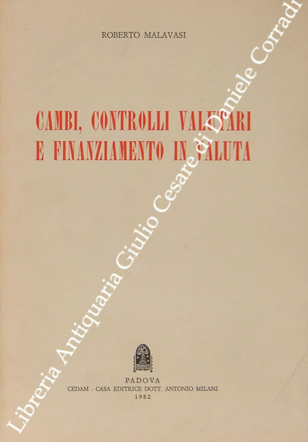 Cambi, controlli valutari e finanziamento in valuta
