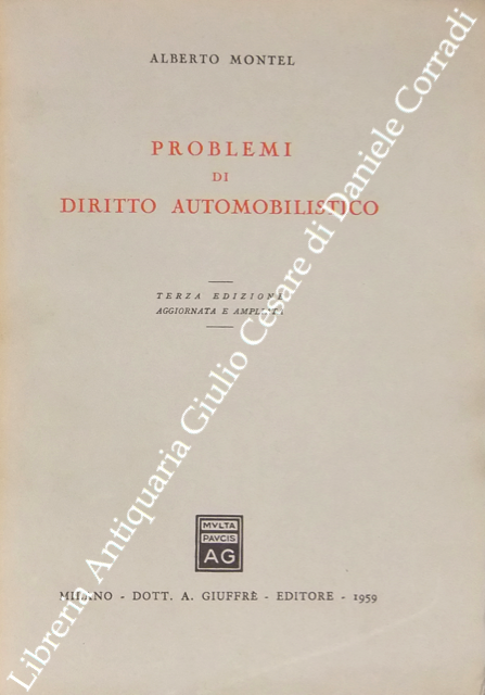 Problemi di diritto automobilistico