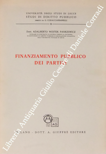 Finanziamento pubblico dei partiti