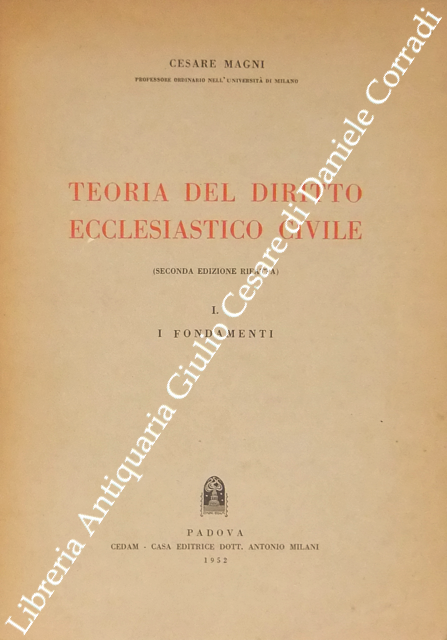 Teoria del diritto ecclesiastico civile