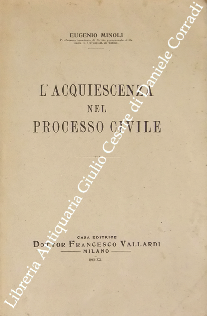 L'acquiescenza nel processo civile