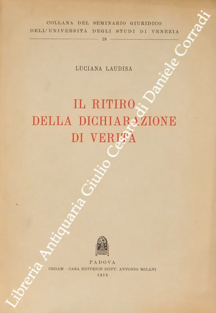 Il ritiro della dichiarazione di verità