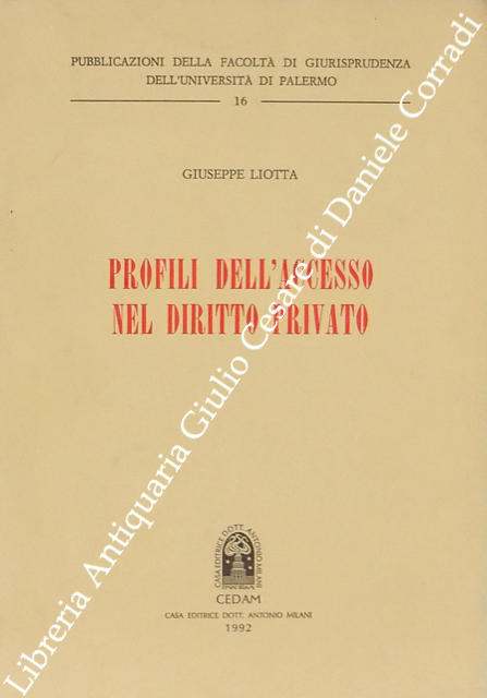 Profili dell'accesso nel diritto privato