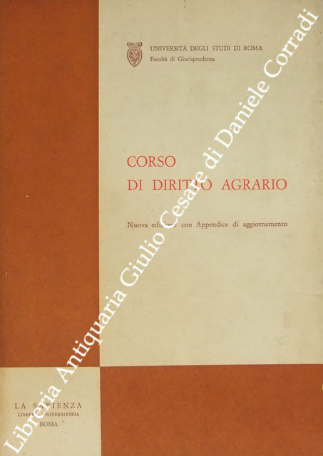 Corso di diritto agrario