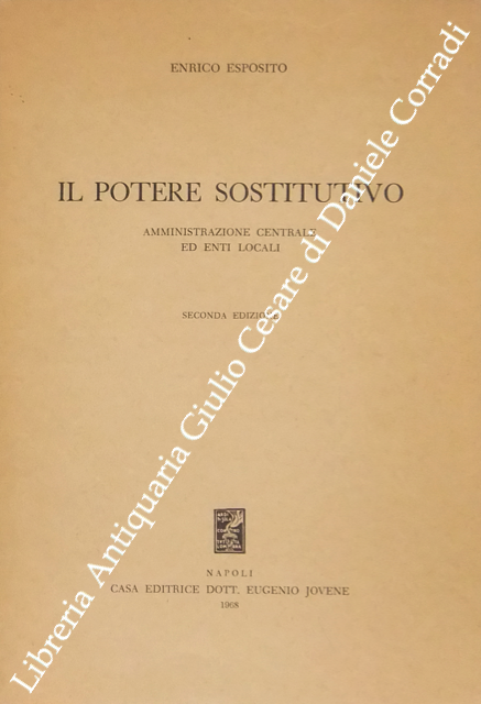 Il potere sostitutivo