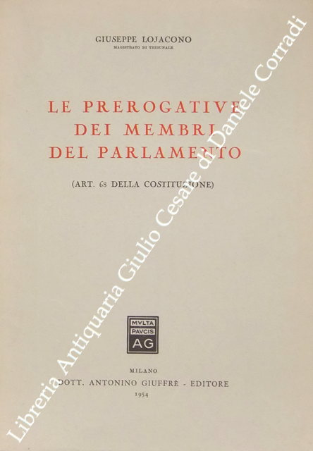 Le prerogative dei membri del Parlamento