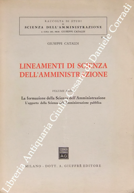 Lineamenti di scienza dell'amministrazione