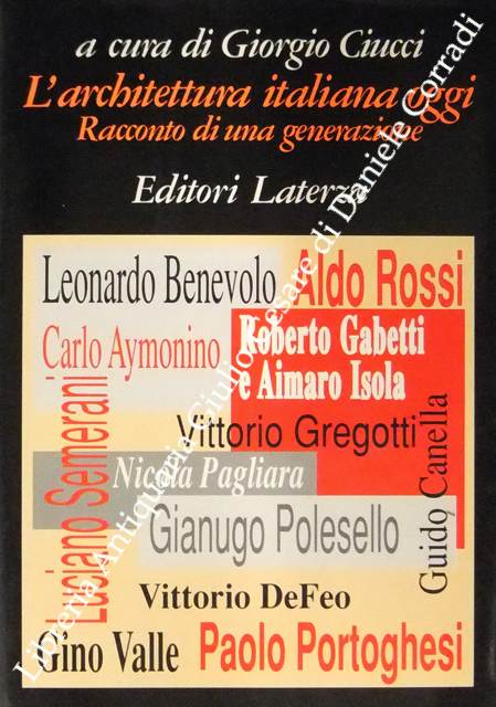 L'architettura italiana oggi