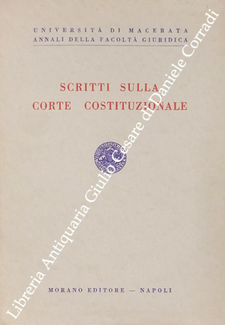 Scritti sulla corte costituzionale