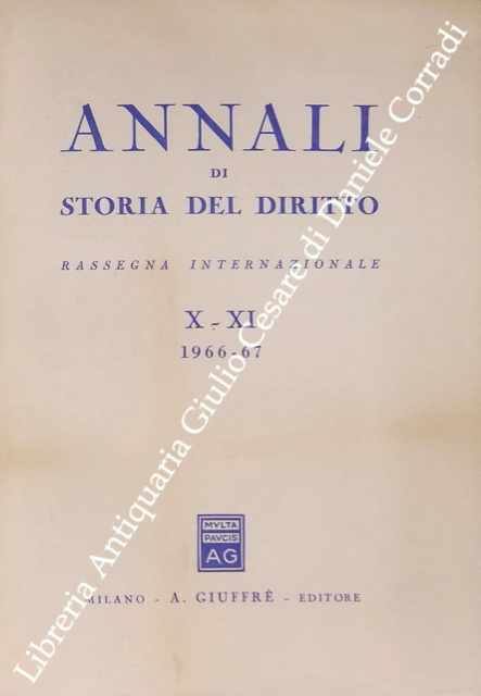 Annali di storia del diritto