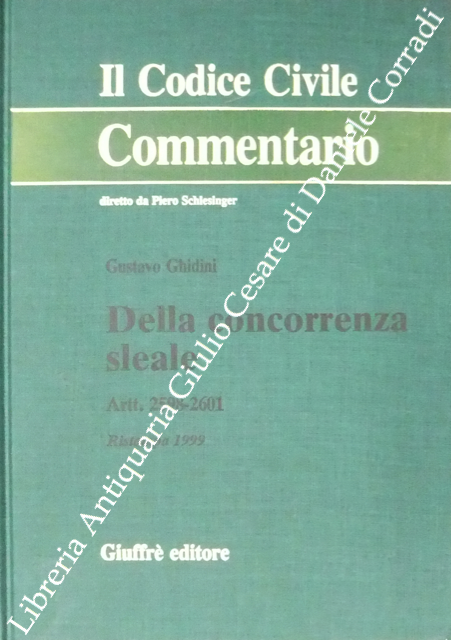 Della concorrenza sleale. Artt. 2598-2601