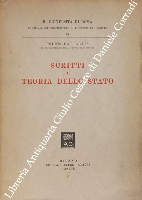 Scritti di teoria dello Stato