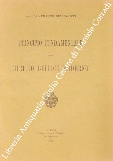 Principio fondamentale del diritto bellico moderno