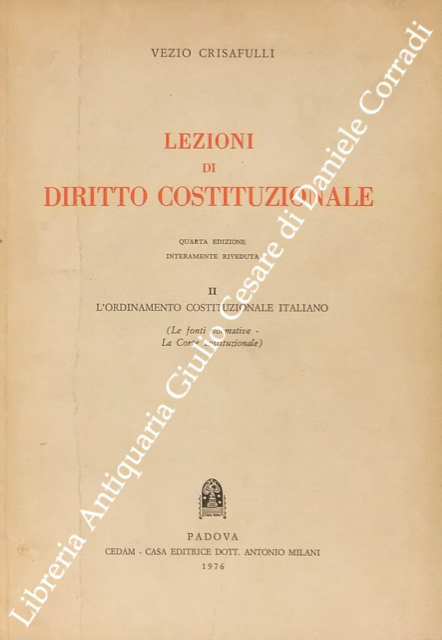 Lezioni di diritto costituzionale