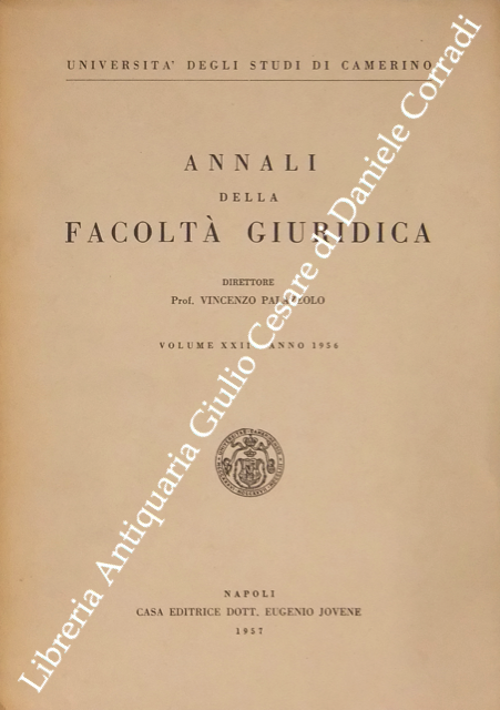 Annali della Facoltà Giuridica