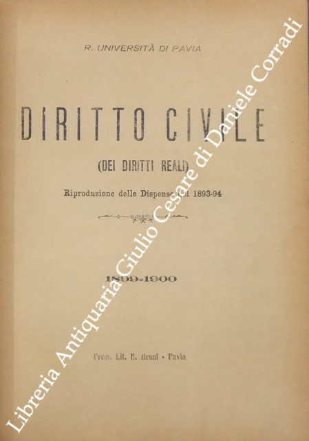 Diritto civile (dei diritti reali)