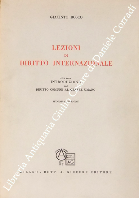 Lezioni di diritto internazionale