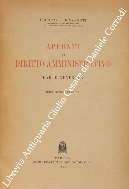 Appunti di diritto amministrativo. Parte generale