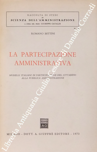La partecipazione amministrativa