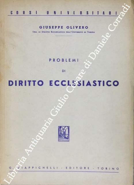 Problemi di diritto ecclesiastico
