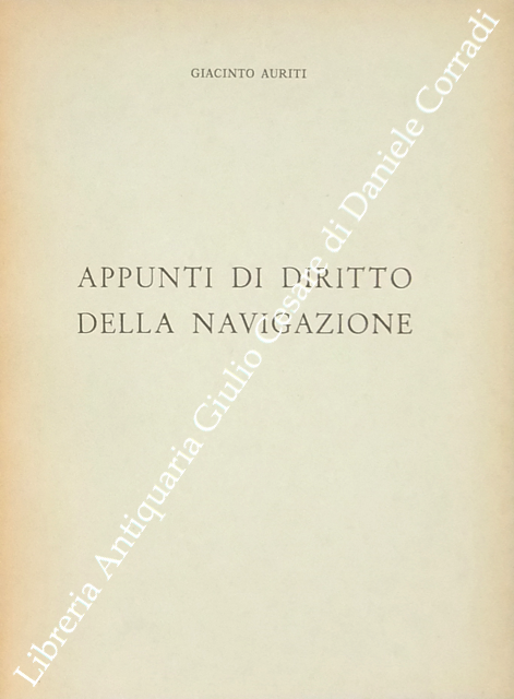 Appunti di diritto della navigazione