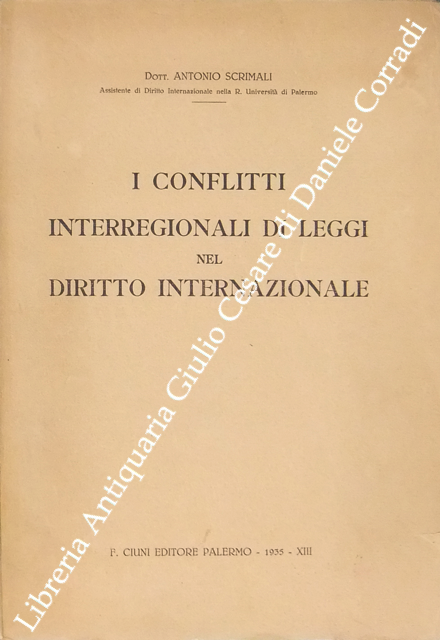 I conflitti interregionali di leggi