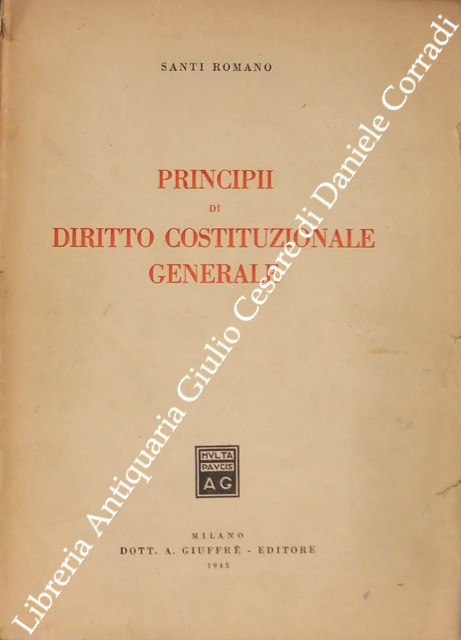 Principii di diritto costituzionale generale