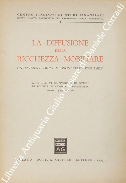 La diffusione della ricchezza mobiliare